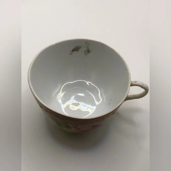 Rosenthal Floral Porcelain Tea Cups and Saucers - Antique - Picture 3 of 12